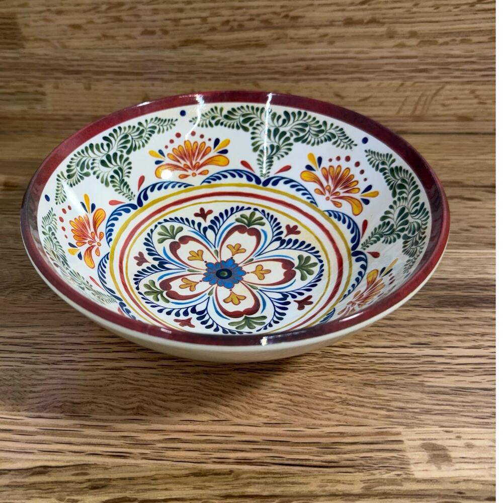 Williams Sonoma Melamine Italian Floral Soup Cereal Bowls Set of 8 8 Inch